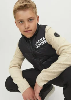 Jack & Jones Kids Black Bodywarmer (8-16yrs)