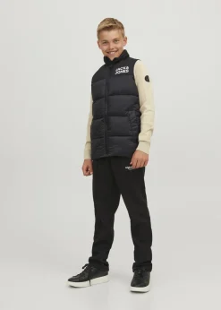 Jack & Jones Kids Black Bodywarmer (8-16yrs)