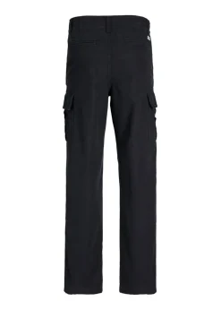 Jack & Jones Kids Black Barley Cargo Trousers (8-16yrs)