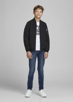 Jack & Jones Kids Black Rush Bomber Jacket (8-16yrs)