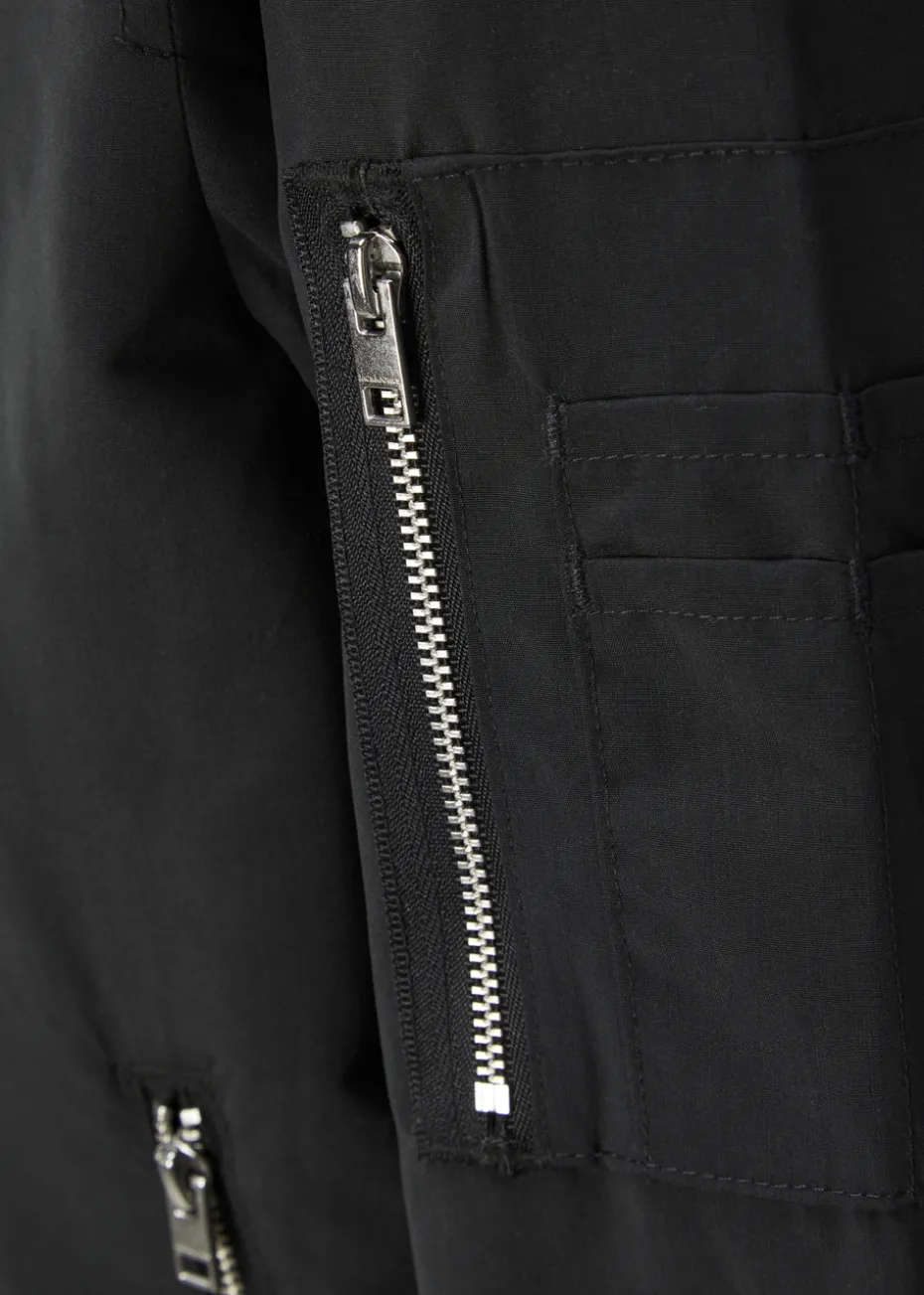 Jack & Jones Kids Black Rush Bomber Jacket (8-16yrs)