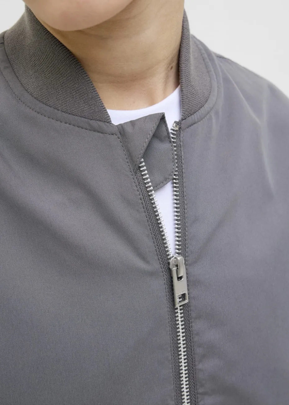 Jack & Jones Kids Grey Rush Bomber Jacket