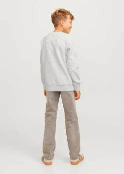 Jack & Jones Kids Grey Varsity Sweatshirt (8-16yrs)