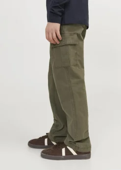 Jack & Jones Kids Khaki Cargo Trousers (8-16yrs)