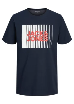 Jack & Jones Kids Navy Logo T-Shirt (6-16yrs)