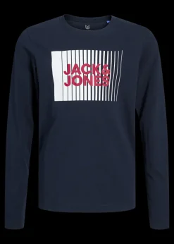 Jack & Jones Kids Navy Long Sleeve T-Shirt (8-16yrs)