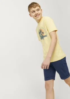 Jack & Jones Navy Chino Shorts (8-16yrs)
