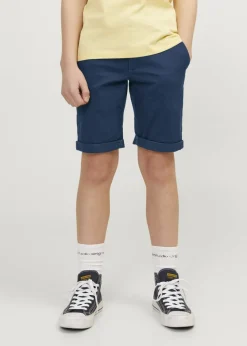 Jack & Jones Navy Chino Shorts (8-16yrs)