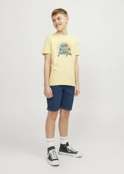 Jack & Jones Navy Chino Shorts (8-16yrs)