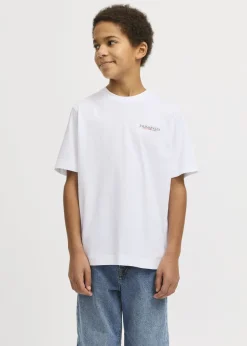 Jack & Jones White Boston T-Shirt (8-16yrs)
