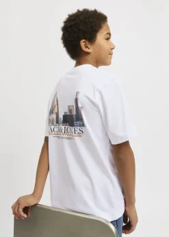 Jack & Jones White Boston T-Shirt (8-16yrs)