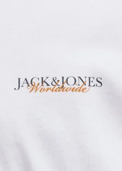 Jack & Jones White Boston T-Shirt (8-16yrs)