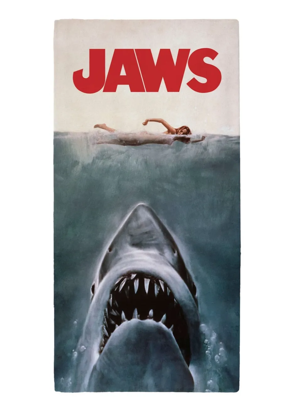 Jaws Blue Towel
