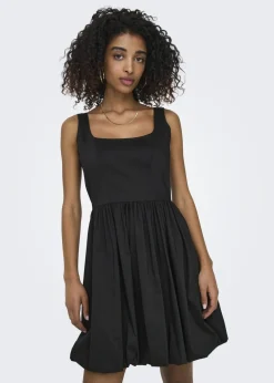 JDY Black Bubblehem Mini Dress