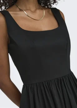 JDY Black Bubblehem Mini Dress