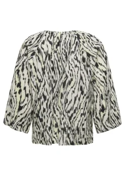 JDY Black Sapna Tassel Blouse