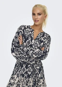 JDY Black Tiger Mini Dress