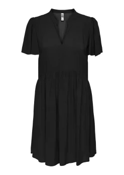 JDY Black V-Neck Smock Dress