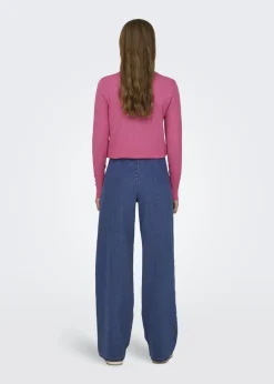 JDY Blue Geggo Button Jeans