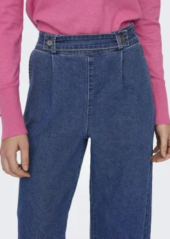 JDY Blue Geggo Button Jeans