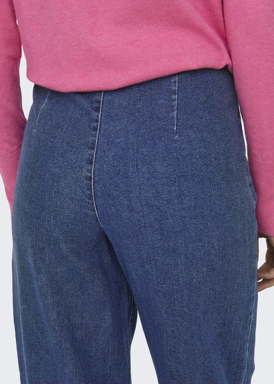 JDY Blue Geggo Button Jeans