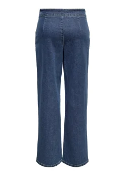 JDY Blue Geggo Button Jeans