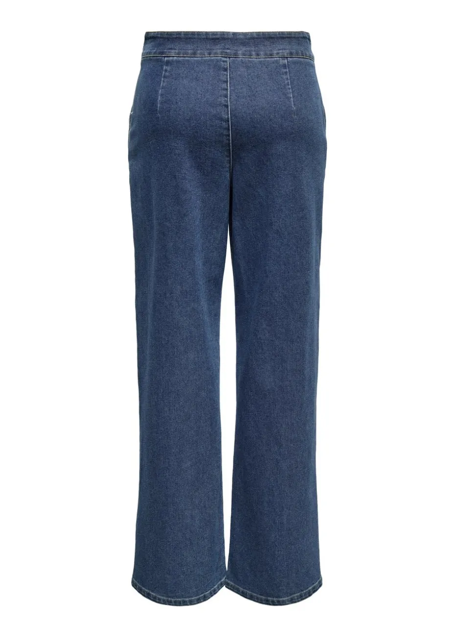 JDY Blue Geggo Button Jeans