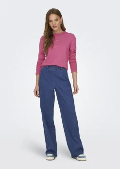 JDY Blue Geggo Button Jeans