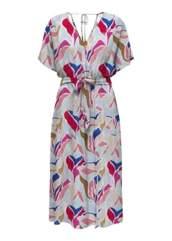 JDY Cream Print Smock Dress