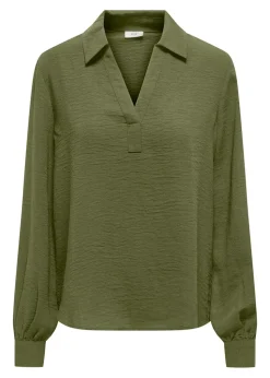 JDY Green Long Sleeve Blouse