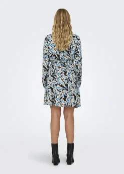 JDY Multicoloured Floral Print Long Sleeve Shirt Dress