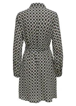 JDY Multicoloured Floral Print Long Sleeve Shirt Dress