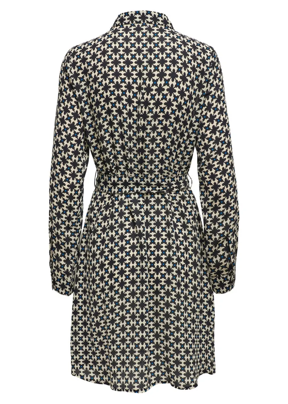 JDY Multicoloured Floral Print Long Sleeve Shirt Dress