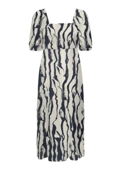 JDY Navy Pattern Smock Dress