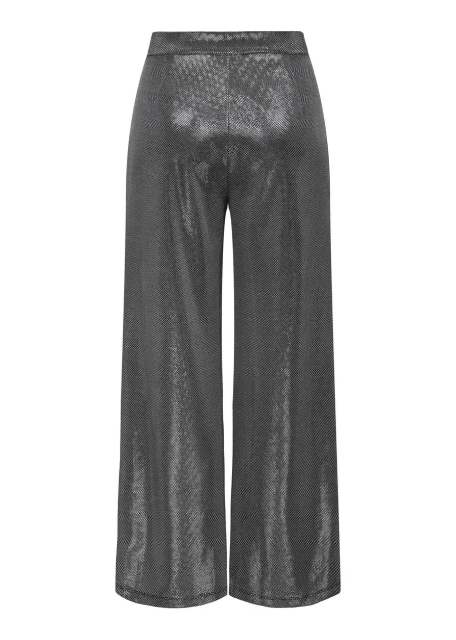 JDY Silver Glitter Trousers