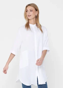 JDY White Shirt Dress