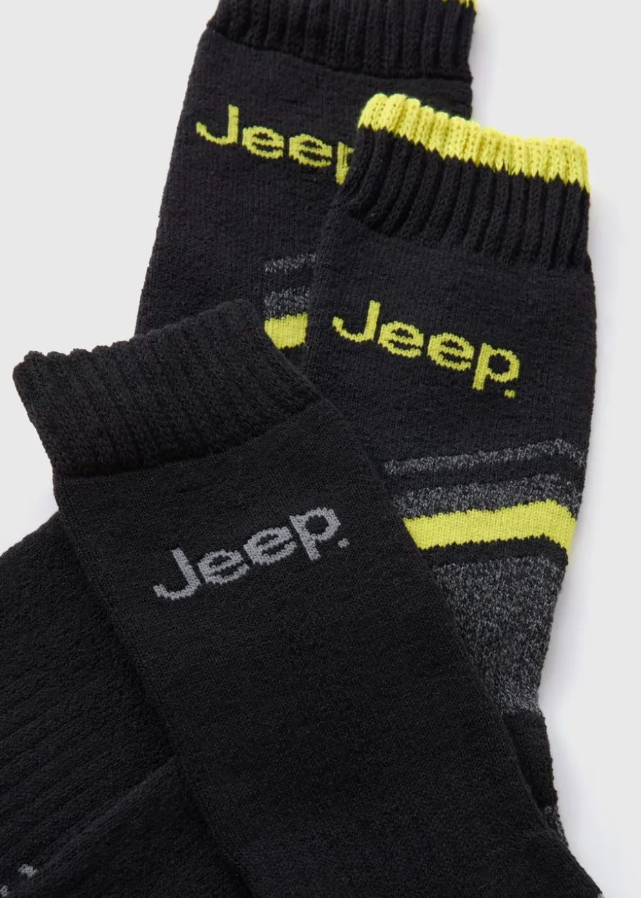 Jeep Black Work Socks