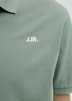 JJ Rebel Green Logo Polo Shirt