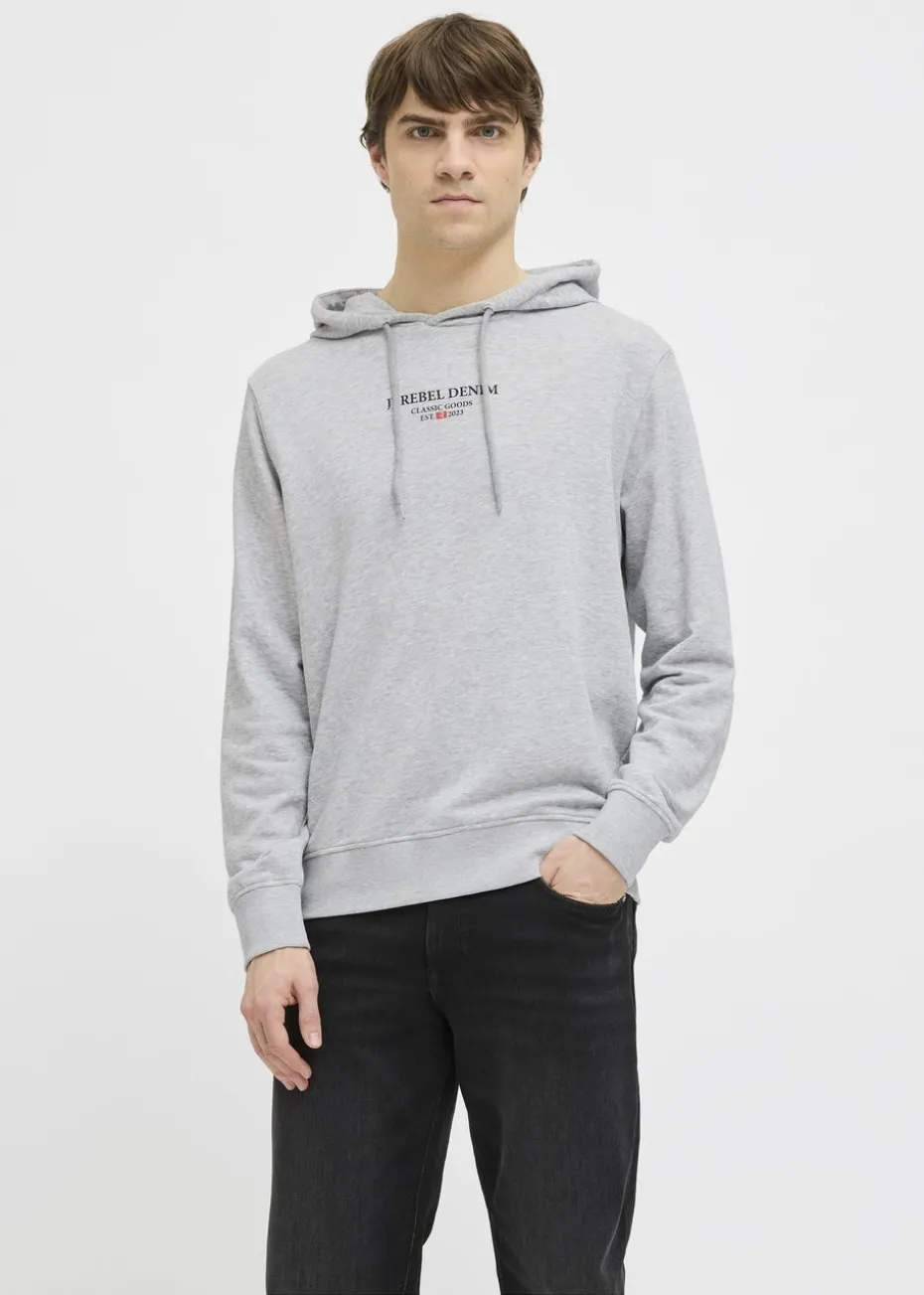 JJ Rebel Grey Logo Hoodie