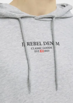 JJ Rebel Grey Logo Hoodie