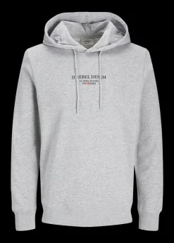 JJ Rebel Grey Logo Hoodie