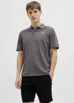 JJ Rebel Grey Logo Polo Shirt