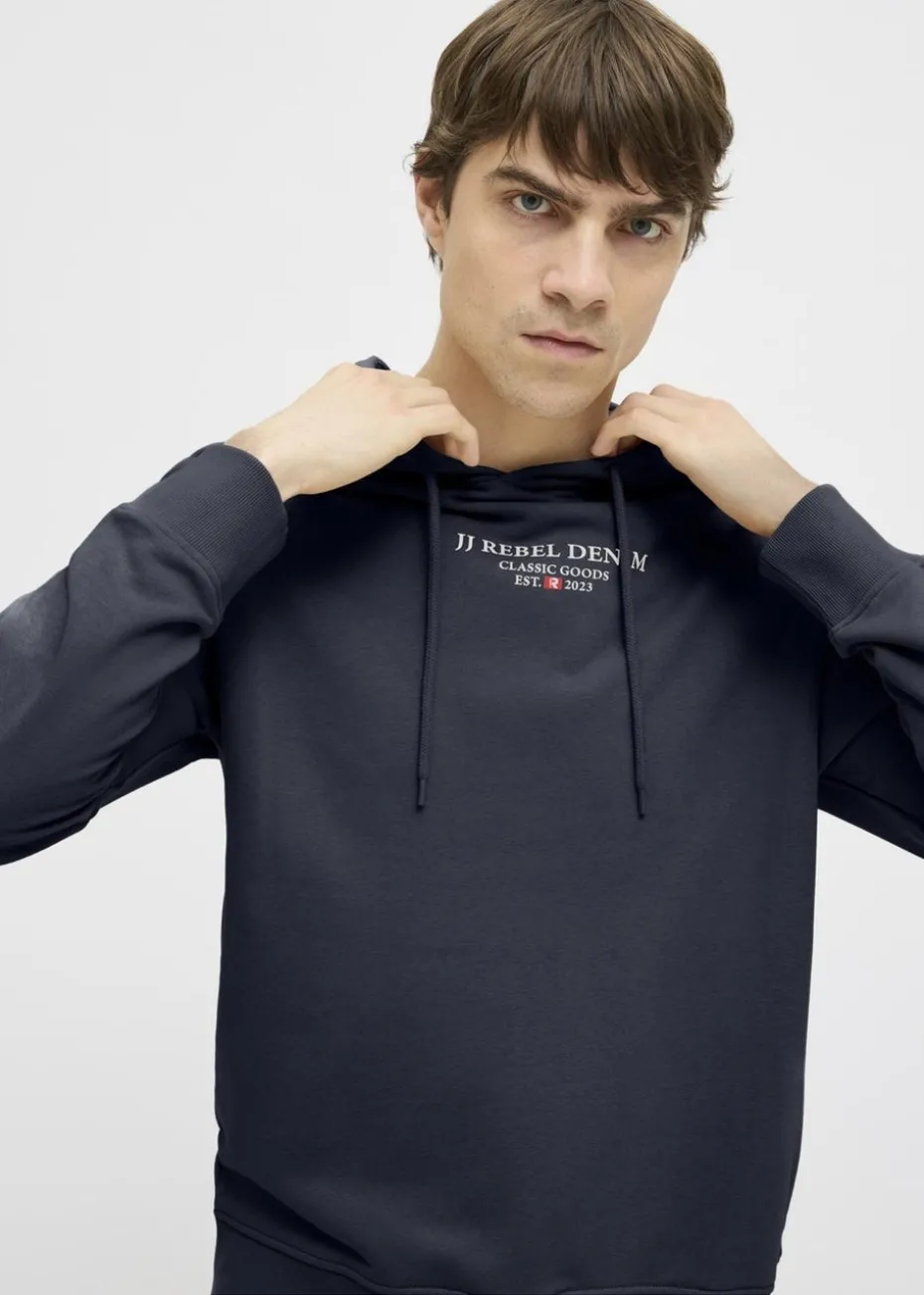 JJ Rebel Navy Logo Hoodie