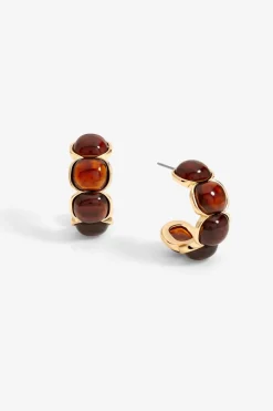 Jon Richard Gold Plated & Resin Hoops