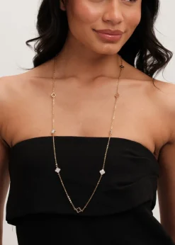 Jon Richard Gold Plated Chain & Shell Station Necklace