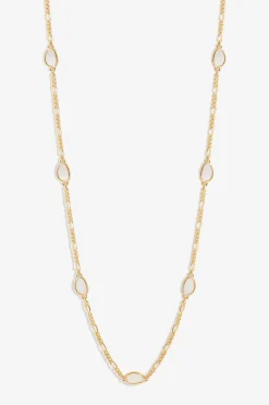 Jon Richard Gold Plated Chain & Shell Station Necklace