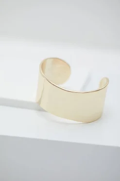Jon Richard Gold Plated Hammered Cuff Bracelet