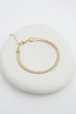 Jon Richard Gold Plated Herringbone Chain Bracelet