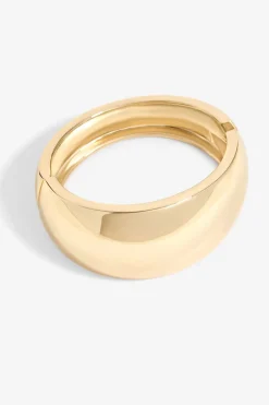Jon Richard Gold Plated Wide Polished Cuff