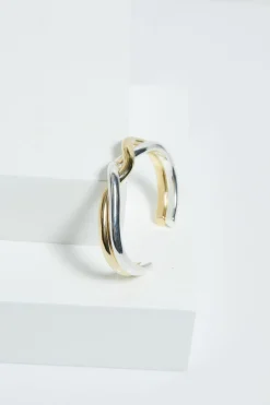 Jon Richard Two Tone Twisted Cuff